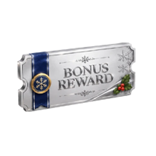 Silver Christmas bonus reward ticket